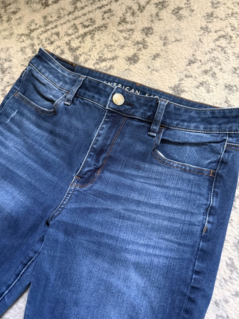 American Eagle Outfitters Distressed High-Rise Skinny Jeans - Picture 6 of 10
